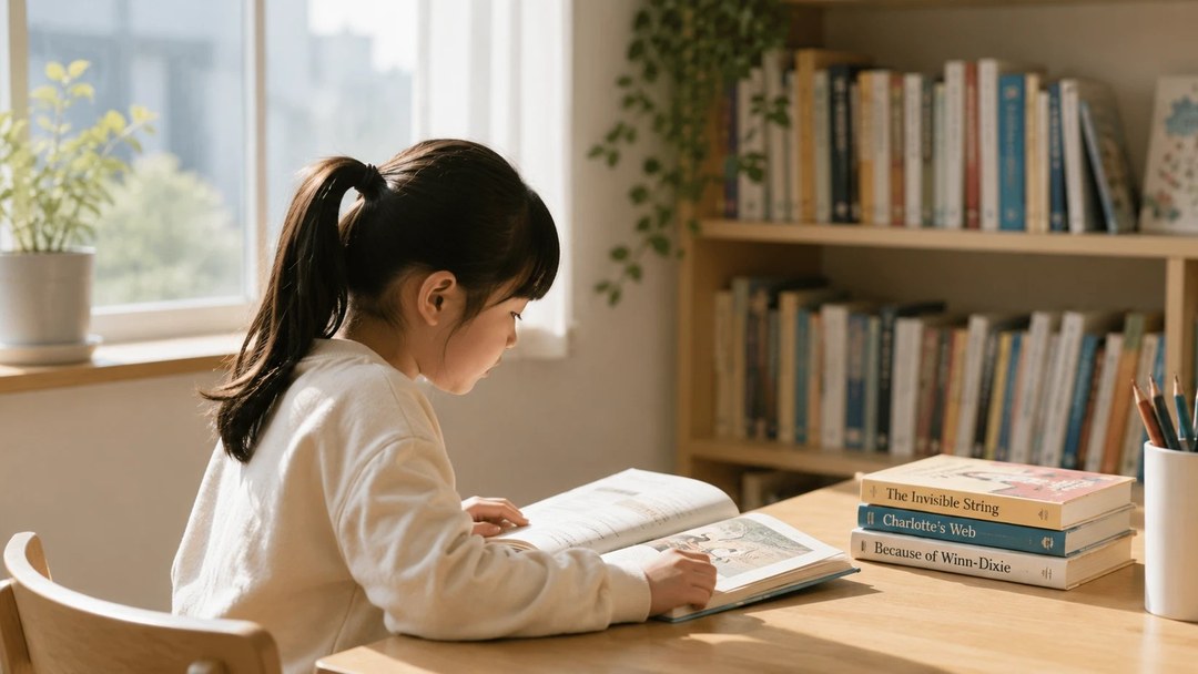 초등학생이 영어책을 읽고 있는 모습 — 서래마을 초등 영어독서 가이드